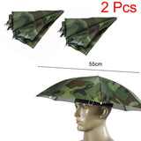 Rain Umbrella Hat/Sun Shade, Waterproof  *PESCA*