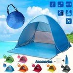 Automatic Pop-Up Beach Tent UV Protection