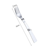 Stainless Steel Folding   Fork,Spoon,Spork in case w/clip