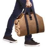 High-quality Supersized Canvas Firewood Carrier