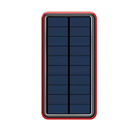 SolarPowerBank W/Flashlight/SOS 4USB,1TypeC,1IOS and 1Android