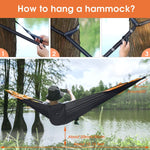 Large Hammock   w/ Mosquito Net   1/2 Person