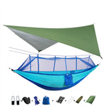 Hammock for 1/2 w/Rain Canopy & Mosquito Net