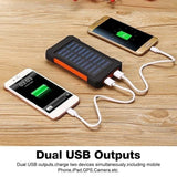 30000mah Solar Charger, LED w/ Hook Design