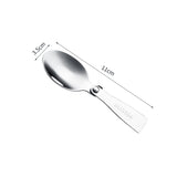 Stainless Steel Folding   Fork,Spoon,Spork in case w/clip