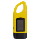 Solar Flashlight w/ Hand Crank