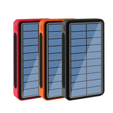 29800mAh Wireless Solar Power Bank w/ LED Light