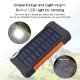 30000mah Solar Charger, LED w/ Hook Design