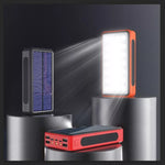 29800mAh Wireless Solar Power Bank w/ LED Light