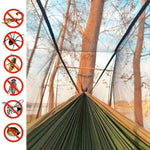 Hammock for 1/2 w/Rain Canopy & Mosquito Net