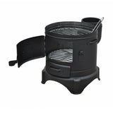 Wood/Charcoal Heater, Grill without stovepipe